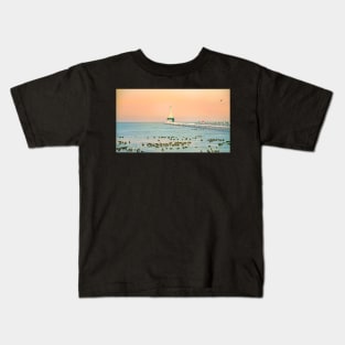 Winter Morning - Port Washington Kids T-Shirt